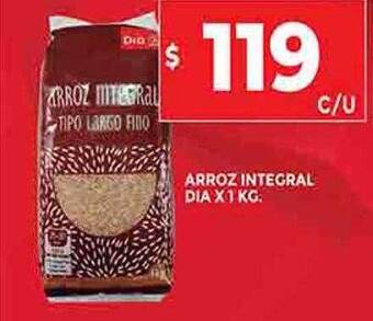 Supermercados DIA Arroz integral oferta