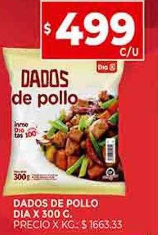 Supermercados DIA Dados de pollo dia oferta