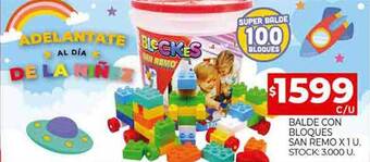 Supermercados DIA Balde con bloques san remo oferta
