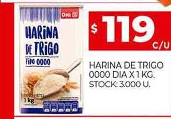 Supermercados DIA Harina de trigo 0000 dia oferta