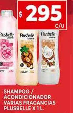 Supermercados DIA Shampoo acondicionador varias fragancias plusbelle oferta