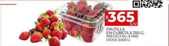 Supermercados DIA Frutilla en cubeta oferta