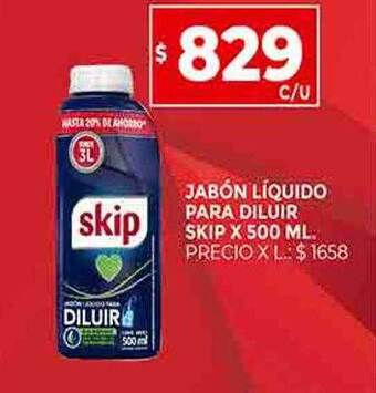Supermercados DIA Jabon liquido para diluir skip oferta