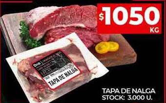 Supermercados DIA Tapa de nalga oferta