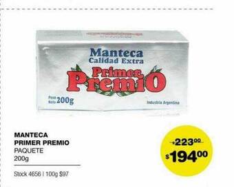 Atomo Conviene Manteca primer premio oferta