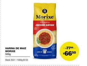 Atomo Conviene Harina de maiz morixe oferta