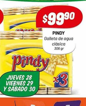 Almacor Pindy galleta de agua clasica oferta