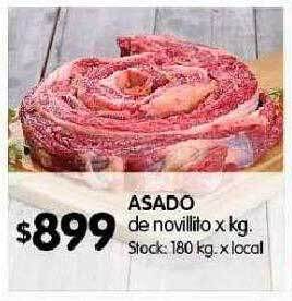 Disco Asado de novillito x kg oferta