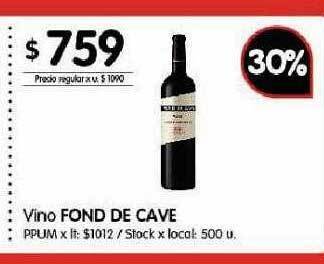 Disco Vino fond de cave oferta