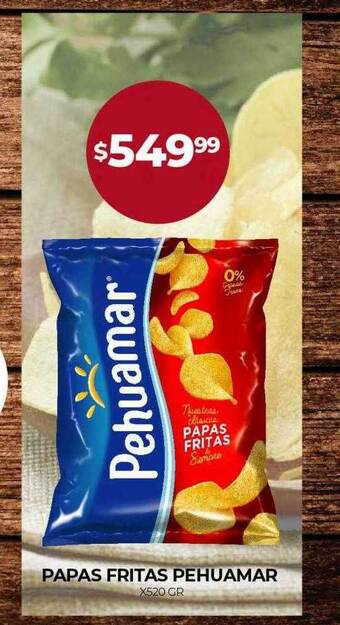 Supermercados Tadicor Papas fritas pehuamar oferta