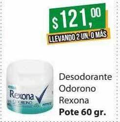 Supermercados Damesco Desodorante odorono rexona oferta