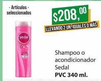 Supermercados Damesco Shampoo o acondicionador sedal oferta