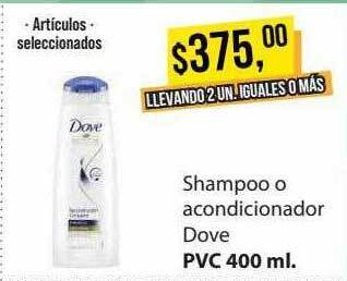 Supermercados Damesco Shampoo o acondicionador dove oferta