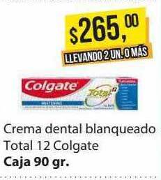 Supermercados Damesco Crema dental blanqueado total 12 colgate oferta