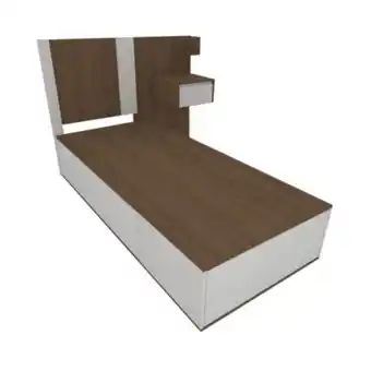 Base de colchon con 3 cajones 90 cm ancho carvalho