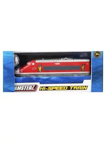 Tren alta velocidad con luz y sonido rojo wabro