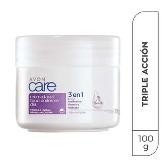 Avon Crema facial 3 en 1 tono uniforme día | avon care oferta