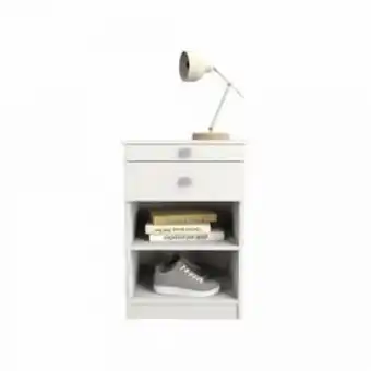 Oscar Barbieri Mesa de luz con desayunador tables 6430 color blanco everest oferta