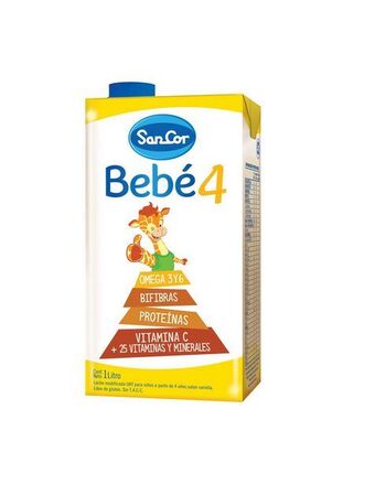 Farmacias Líder Sancor bebé liquida 4 leche infantil sabor original 1l oferta