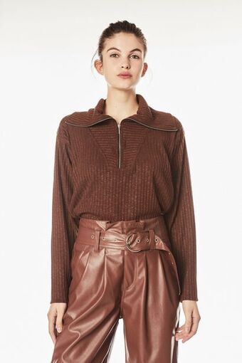 Poncho missori chocolate