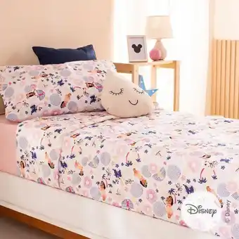 Arredo Juego de sábanas 1 plaza el mundo de moana oferta