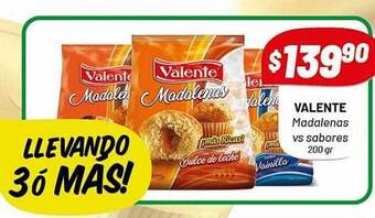 Almacor Valente madalenas vs sabores oferta