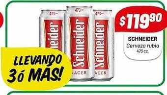 Almacor Schneider cerveza rubia oferta