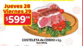 Cordiez Costeleta de cerdo oferta
