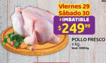 Cordiez Pollo fresco oferta