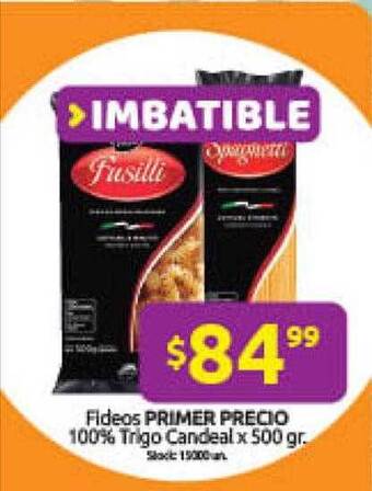 Cordiez Fideos primer precio oferta