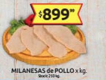 Cordiez Milanesas de pollo oferta