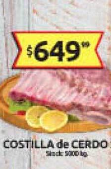 Cordiez Costilla de cerdo oferta