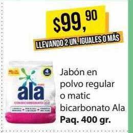 Supermercados Damesco Jabón en polvo regular o matic bicarbonato ala oferta