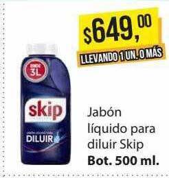 Supermercados Damesco Jabón liquido para diluir skip oferta