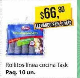 Supermercados Damesco Rollitos linea cocina task oferta
