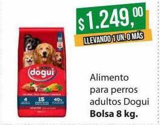 Supermercados Damesco Alimento para perros adultos dogui oferta