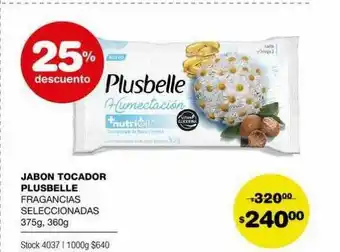 Atomo Conviene Jabon tocador plusbelle 25% descuento oferta
