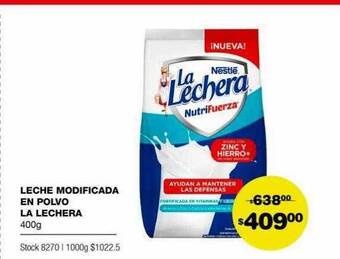 Atomo Conviene Leche modificada en polvo la lechera oferta