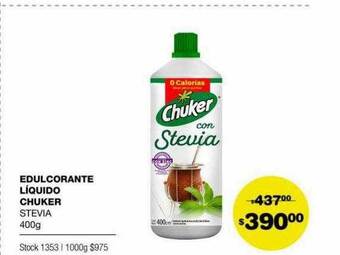 Atomo Conviene Edulcorante líquido chuker stevia oferta