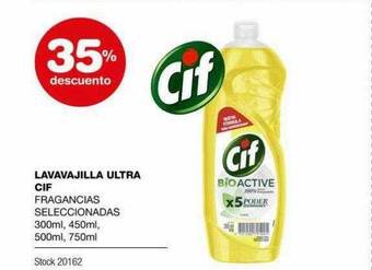 Atomo Conviene Lavavajilla ultra cif 35% descuento oferta