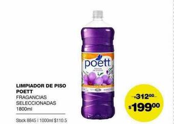 Atomo Conviene Limpiador de piso poett oferta