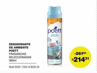 Atomo Conviene Desodorante de ambiente poett oferta