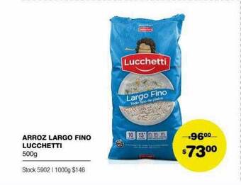 Atomo Conviene Arroz largo fino lucchetti oferta