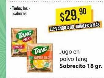 Supermercados Damesco Jugo en polvo tang oferta