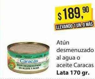 Supermercados Damesco Atún desmenuzado al agua o aceite caracas oferta
