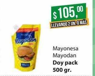 Supermercados Damesco Mayonesa mayodan doy pack oferta