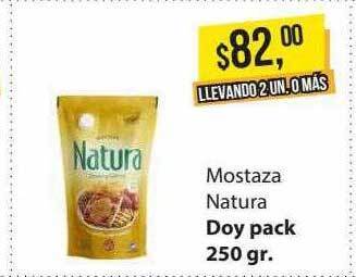 Supermercados Damesco Mostaza natura oferta