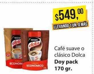 Supermercados Damesco Café suave o clásico dolca oferta