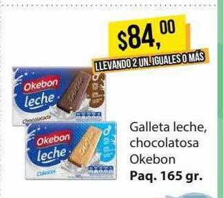Supermercados Damesco Galleta leche chocolatosa okebon oferta