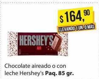 Supermercados Damesco Chocolate aireado o con leche hershey's oferta